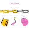 imagePACEARTH 2 Pack Swings Seats Holds 660lbs with 689 inch AntiRust Chains Plastic Coated 236 inch Tree Hanging Straps and Locking Buckles Playground Swing Set Accessories Replacement  GreenPink  2 Packs
