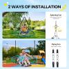 imagePACEARTH 40 Spider Web Saucer Swing for Kids ampamp Adults Max 700LBS Heavy Duty Net Swing with Rustproof Hardware 3X Durable Tree Straps and Swivel Included for Trees and Structures GreenGreen