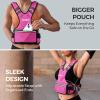 imagePACEARTH Adjustable Weight Vest 410lbs  1120lbs  2032lbs XShape Weighted Vest for Women and Men Home Workout Ironsand Vest with Zipper Pouch and 6 Weight Packs Available in Pink Gray BlackPink