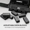 imagePACEARTH Adjustable Weighted Vest for Men ampamp Woman 20lb22lb35lb44lb WeightAdjustable Vest with Addon Iron Blocks for Hardcore Strength Training Weight Exercise CrossFit Running Black35LBS