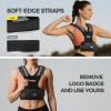 imagePACEARTH Adjustable Weighted Vest for Men ampamp Woman 20lb22lb35lb44lb WeightAdjustable Vest with Addon Iron Blocks for Hardcore Strength Training Weight Exercise CrossFit Running Black20LBS