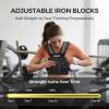 imagePACEARTH Adjustable Weighted Vest for Men ampamp Woman 20lb22lb35lb44lb WeightAdjustable Vest with Addon Iron Blocks for Hardcore Strength Training Weight Exercise CrossFit Running Black20LBS