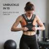 imagePACEARTH Adjustable Weighted Vest for Men ampamp Woman 20lb22lb35lb44lb WeightAdjustable Vest with Addon Iron Blocks for Hardcore Strength Training Weight Exercise CrossFit Running Black20LBS
