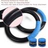 imagePACEARTH Gymnastic Rings 1100lbs Capacity with 1476ft Adjustable Buckle Straps Pull Up Exercise Rings NonSlip Rings for Home Gym Full Body WorkoutBlack