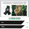 imagePACEARTH Gymnastic Rings 1100lbs Capacity with 1476ft Adjustable Buckle Straps Pull Up Exercise Rings NonSlip Rings for Home Gym Full Body WorkoutGreen