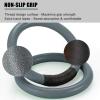 imagePACEARTH Gymnastic Rings 1100lbs Capacity with 1476ft Adjustable Buckle Straps Pull Up Exercise Rings NonSlip Rings for Home Gym Full Body WorkoutGrey