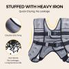 imagePACEARTH Weighted Vest4lb6lb10lb12lb16lb20lb25lb30lb Weight Vest with Reflective Stripe Body Weight Vests Adjustable for Men Women Workout Strength Training Running Walking JoggingGrey
