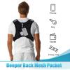imagePACEARTH Weighted Vest4lb6lb10lb12lb16lb20lb25lb30lb Weight Vest with Reflective Stripe Body Weight Vests Adjustable for Men Women Workout Strength Training Running Walking JoggingBlack