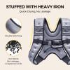imagePACEARTH Weighted Vest4lb6lb10lb12lb16lb20lb25lb30lb Weight Vest with Reflective Stripe Body Weight Vests Adjustable for Men Women Workout Strength Training Running Walking JoggingGrey