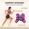 imagePACEARTH Weighted Vest4lb6lb10lb12lb16lb20lb25lb30lb Weight Vest with Reflective Stripe Body Weight Vests Adjustable for Men Women Workout Strength Training Running Walking JoggingPinKGrey