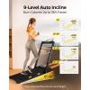 imagePACEARTH Walking Pad Treadmill 3 in 1 Under Desk Foldable Treadmill 76mph 15 9Level Auto Incline PauseStart Remote Control 25HP Powerful Quiet 265Lbs Weight Capacity for Home Office Workout