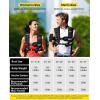 imagePACEARTH Weighted Vest4lb6lb10lb12lb16lb20lb25lb30lb Weight Vest with Reflective Stripe Body Weight Vests Adjustable for Men Women Workout Strength Training Running Walking JoggingBlack