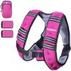 imagePACEARTH Weighted Vest4lb6lb10lb12lb16lb20lb25lb30lb Weight Vest with Reflective Stripe Body Weight Vests Adjustable for Men Women Workout Strength Training Running Walking JoggingPinKGrey
