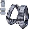 imagePACEARTH Weighted Vest4lb6lb10lb12lb16lb20lb25lb30lb Weight Vest with Reflective Stripe Body Weight Vests Adjustable for Men Women Workout Strength Training Running Walking JoggingGrey
